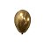 Balão 9 Metálico Dourado | 25 Unidades - Imagem 1