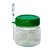 Pote Geleinha 40ml 10un com Tampa Verde e Colher - Imagem 1