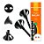 Kit Suporte 28cm com 10 Hastes Preto - Imagem 1