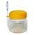 Pote Geleinha 40ml 10un com Tampa Amarela e Colher - Imagem 1