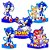 Decoração Mesa Sonic | 6 Unidades - Imagem 1
