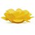Forminha para Doce Roses Sem Folhas Amarelo Canário | 40 Unidades - Imagem 1