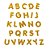 Letra EVA Dourado N - Fábrica de Letras - Imagem 1