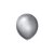 Balão 7 Cintilante Prata | 50 Unidades - Imagem 1