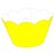 Saia Mini Cupcakes 12Un Amarelo - Imagem 1
