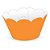 Saia Cupcake Laranja 12un - Nc Toys - Imagem 1