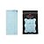 Cortina Quadriculada Metalizada Azul Bebê 100x200cm - Silver Plastic - Imagem 1