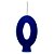 Vela Veloute Azul Número 0 - Imagem 1