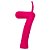 Vela Veloute Pink Número 7 - Imagem 1