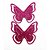 Borboleta 3D EVA Pink 10Un - Artes Rufino - Imagem 1