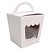 Caixa Cupcake Branco Montada - Imagem 1