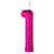 Vela Cintilante Glitter Pink Número 1 - Imagem 1