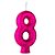 Vela Cintilante Glitter Pink Número 8 - Imagem 1