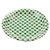 Prato Papel Xadrez Verde - Silver Plastic - Imagem 1