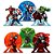 Decoração Mesa Avengers | 6 Unidades - Imagem 1