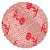 Fundo Decorativo Renda 9cm Vermelho | 100 Unidades - Imagem 1