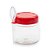 Pote Geleinha 40ml 10un com Tampa Vermelho e Colher - Imagem 1
