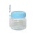 Pote Geleinha 40ml 10un com Tampa Azul Bebê e Colher - Imagem 1