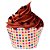 Saia Cupcake 12Un Bolinhas Coloridas - Imagem 1