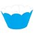 Saia Mini Cupcakes 12Un Azul - Imagem 1