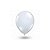 Balão 11 Liso Redondo Branco Polar | 50 Unidades - Imagem 1