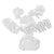 Papel Decorativo Rococo Branco | 40 Unidades - Imagem 1