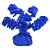 Papel Decorativo Rococo Azul Escuro | 40 Unidades - Imagem 1
