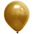 Balão Cromado 9 Ouro | 25 Unidades - Imagem 1