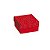 Mini Caixa Quadrada Relevo Vermelho M 9,5X9,5X4 - Imagem 1
