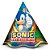 Chapéu de Aniversário Sonic | 12 Unidades - Imagem 1