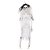 Boneco Noiva Esqueleto Branco e Preto 9X5X40 - Halloween - Imagem 1