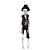 Boneco Noivo Esqueleto Branco e Preto 40X9X5 - Halloween - Imagem 1