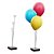 Suporte Mini para Balão em MDF Branco com 3 Haste - Grintoy - Imagem 1