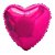 Balao Met 18P Coracao Pink Br Festa - Imagem 1
