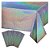 Toalha de Mesa Holográfica Prateada 137x274cm - Silver Plastic - Imagem 1