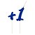 Vela Pick Mais Um +1  Azul - Regina - Imagem 1