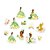 Mini personagens Tiana 12un - Regina - Imagem 1