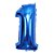 Balão Metalizado Azul 16P Número 1 - Silver Plastic - Imagem 1