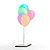 Suporte Pequeno para Balão em MDF Branco com 5 Hastes - Grintoy - Imagem 1