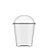 Copo Crystal Bello com Tampa Bolha 150ml   20un - Plastilânia - Imagem 1