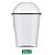 Copo Crystal Bello com Tampa Bolha 200ml  20un - Plastilânia - Imagem 1