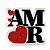 Placa de Mesa Mdf Amor - Grintoy - Imagem 1