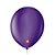 Balão 16 Liso Redondo Roxo Uva  10un - São Roque - Imagem 1