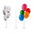 Kit Suporte Arranjo Branco 45cm 5 hastes - KLF - Imagem 2
