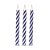 Vela Palito Espiral Branca e azul 10un - Regina - Imagem 1