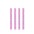 Vela Palito Glitter Rosa 8un - Regina - Imagem 1