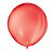 Balão 7 Liso Redondo Vermelho Quente  50un - São Roque - Imagem 1