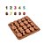Molde de Silicone Chocolate FT156 - Silver - Imagem 1