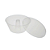 Forma Pudim Com Tampa 250Ml 20Un - Prafesta - Imagem 1