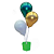 Cachepot 3 Hastes Verde - Grintoy - Imagem 1